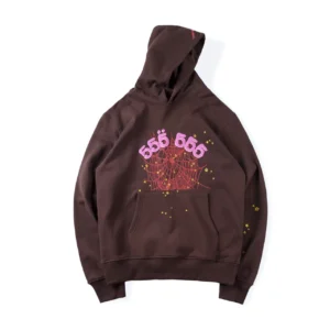 Sp5der 555 Hoodie Brown