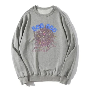 Sp5der 555 Grey Sweatshirt