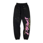 P*nk! Black Sp5der Sweatpant